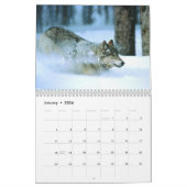 Wilde dieren van geelsteen kalender (Jan 2026)