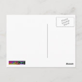 Wilde Dieren verborgen in Surreal Oerwoud Briefkaart (Achterkant)