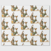 Wilde dieren Verpakkingspapier Cadeaupapier (Vlak)