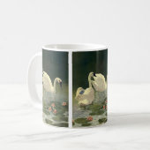 wilde dieren, Victoriaans witte zwanen Koffiemok (Voorkant links)