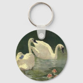  wilde dieren, Victoriaans witte zwanen Sleutelhanger (Achterkant)