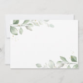 Wilde dieren virtuele schijf op Baby shower Kaart (Achterkant)