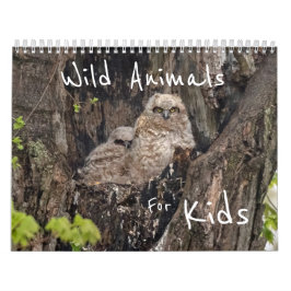 Wilde dieren voor kinderen kalender