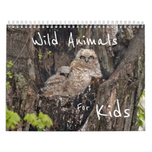 Wilde dieren voor kinderen kalender