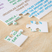 Wilde dieren vun vetten Volwassenen en Kinderen Legpuzzel (Zijkant)