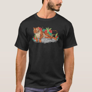 Wilde dieren Wilde katten Predator Oerwoud Asian T T-shirt