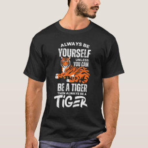 Wilde dieren zijn altijd een tijger Kind T-shirt
