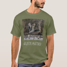 Wilde dieren zijn belangrijk. Heren basic T-shirt