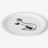 Wilde dieren - Zwarte voeten FRET - Dier- Partij Papieren Bordje (Gekanteld)