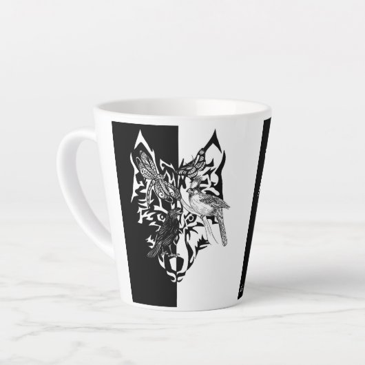 Wilde Dierengidsen 4"Tall Latte Mok (Linkerhoek)