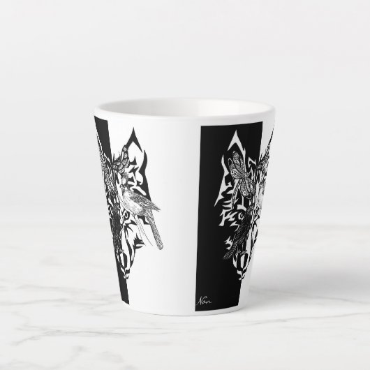 Wilde Dierengidsen 4"Tall Latte Mok (Voorkant)