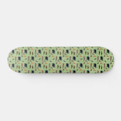 wilde dierenpatroon skateboard (Horizontaal)