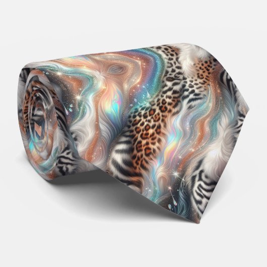 Wilde Dierenprint Opal Gevlekte Das (Opgerold)