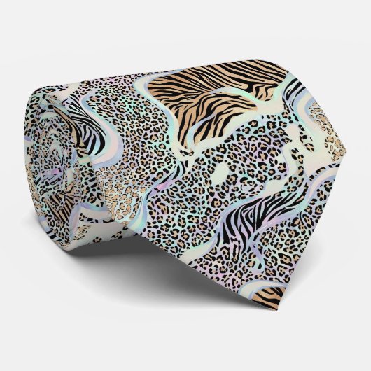 Wilde Dierenprint Opal Gevlekte Das (Opgerold)