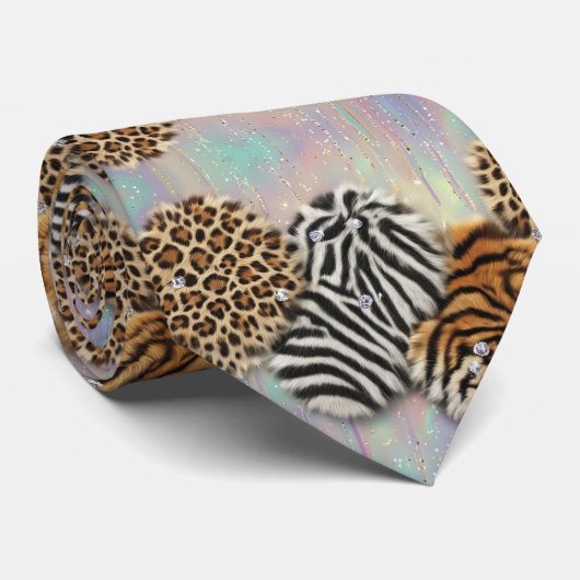 Wilde Dierenprint Opal Gevlekte Das (Opgerold)