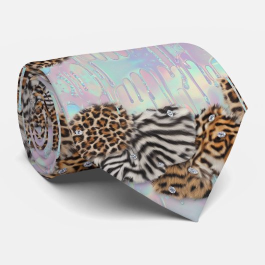 Wilde Dierenprint Opal Gevlekte Das (Opgerold)