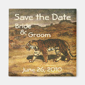 Wilde Dierentijgers, sparen de Datum! Magneet (Voorkant)