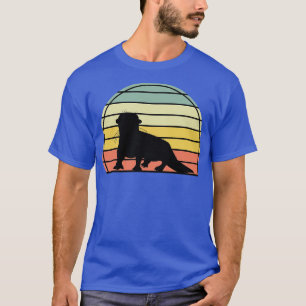 Wilde dierentuin Keeper Retro Otter T-shirt