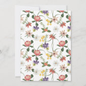 Wilde dierentuin met een schattige safari-oerwoud kaart (Achterkant)