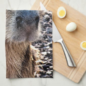 WILDE DIERLIJKE CAPYBARA THEEDOEK (Quarter Fold)