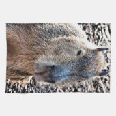 WILDE DIERLIJKE CAPYBARA THEEDOEK (Horizontaal)