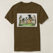 Wilde diermuziek van Bluegrass Gang T-shirt (Design voorkant)