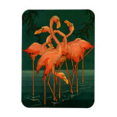 wilde diervogels, tropische roze vlamingos magneet (Verticaal)