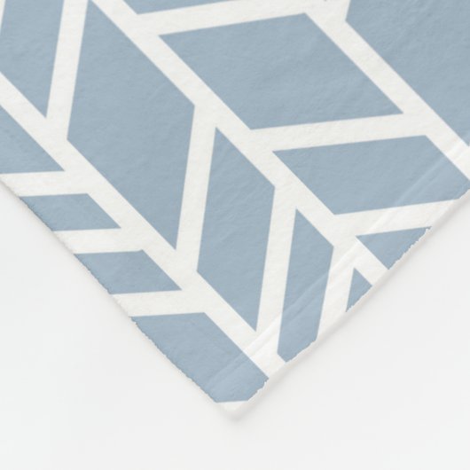 Wilde ding - Blauwe olifant Fleece Deken (Hoek)