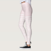 Wilde ding bord roze leggings (Links)