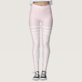 Wilde ding bord roze leggings (Voorkant)