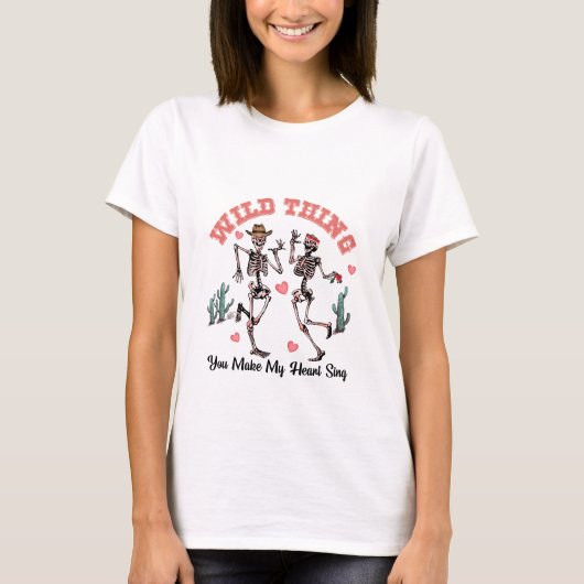 Wilde ding dat je mijn hart liet zingen t-shirt (Voorkant)