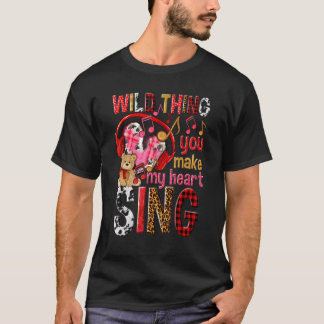 Wilde dingen die je maakt mijn hartspeling Western T-shirt