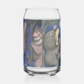 Wilde dingen en Max dansen in het maanlicht Blikvorm Glas (Rechts)
