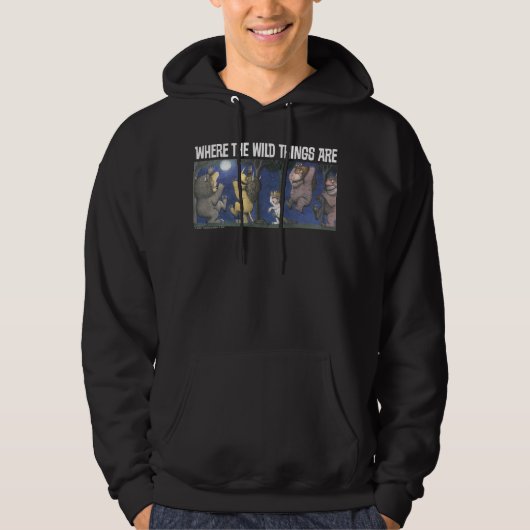 Wilde dingen en Max dansen in het maanlicht Hoodie (Voorkant)