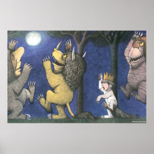 Wilde dingen en Max dansen in het maanlicht Poster