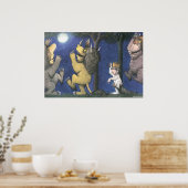 Wilde dingen en Max dansen in het maanlicht Poster (Keuken)