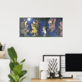 Wilde Dingen en Max dansen in het maanlicht Poster (Thuiskantoor)