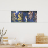 Wilde Dingen en Max dansen in het maanlicht Poster (Keuken)