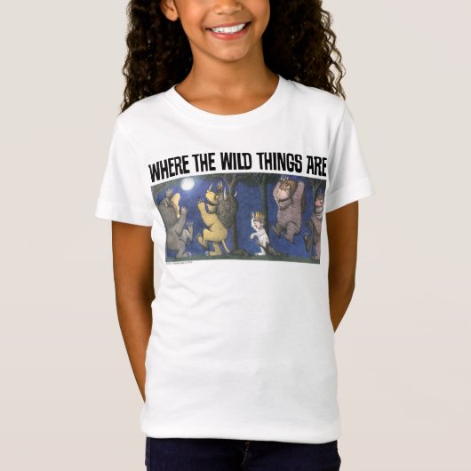 Wilde dingen en Max dansen in het maanlicht T-shirt (Voorkant)