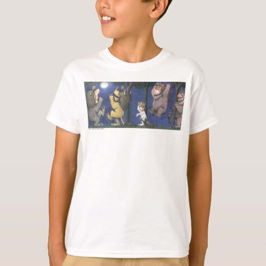 Wilde dingen en Max dansen in het maanlicht T-shirt (Voorkant)