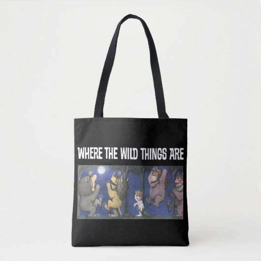 Wilde dingen en Max dansen in het maanlicht Tote Bag (Voorkant)