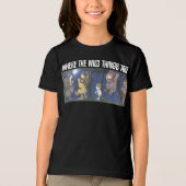 Wilde Dingen en Max dansen in het maanlicht Tri-Blend Shirt (Voorkant)