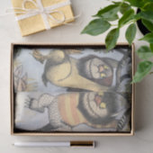 Wilde Dingen en Max slingeren van bomen Tissuepapier (Geschenk)