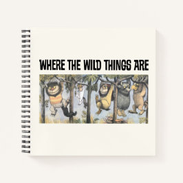 Wilde dingen en Max zwaaien aan bomen Notitieboek