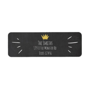 Wilde Dingen Goud Adres Label Boy