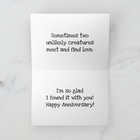 Wilde Dingen Jubileum Kaart (Binnen)