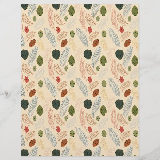 Wilde Dingen Scrapbooking Papier (Voorkant)