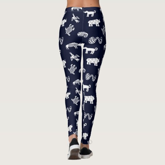 Wilde dingen wit leggings (Achterkant)
