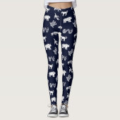 Wilde dingen wit leggings (Voorkant)