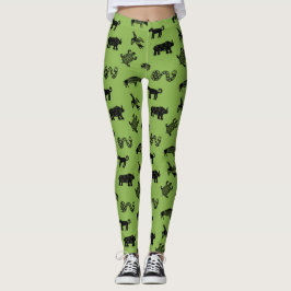 Wilde Dingen Zwart Leggings